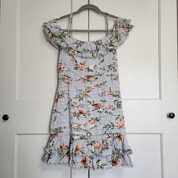 ASTR the label una floral off the shoulder minidress - Picture 5 of 12